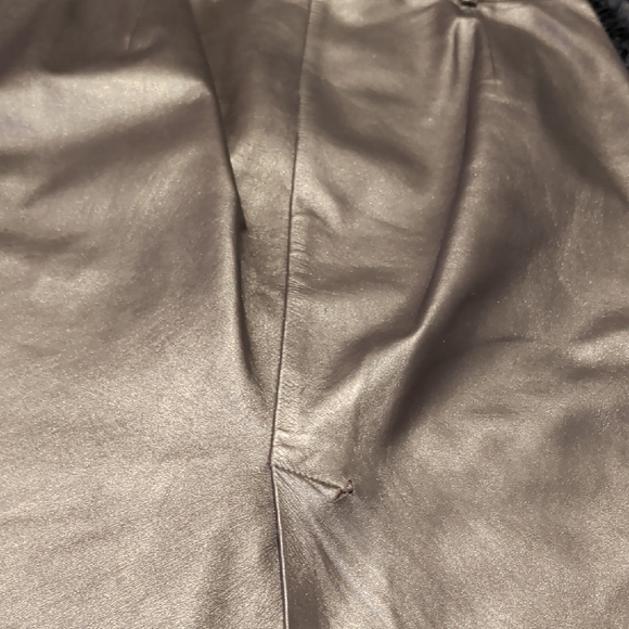 Vintage Italian Leather Skirt 80s | Cerutti 1881 - Picture 7 of 7